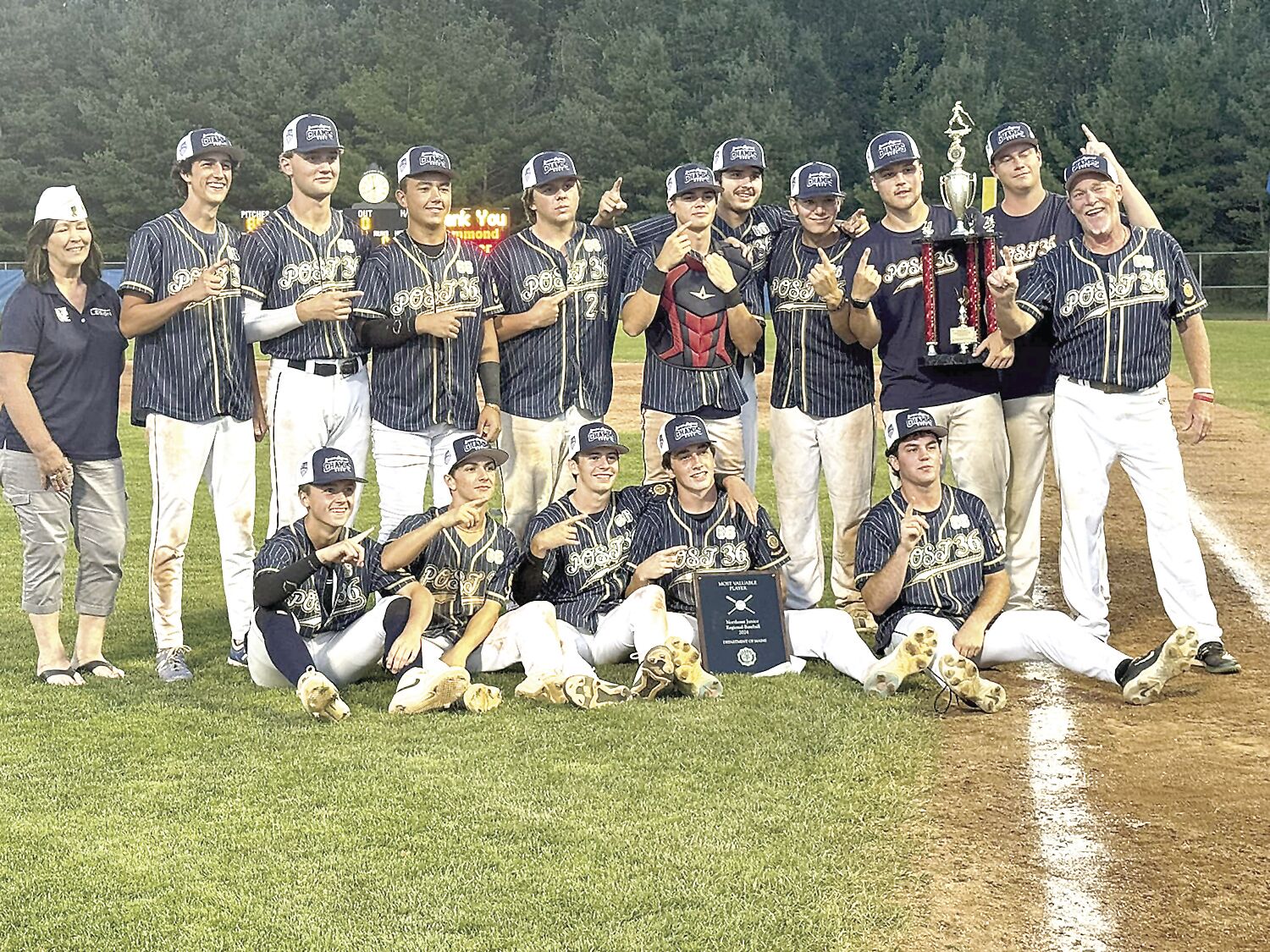 Post 36 wins Northeast Junior Regionals; three-peats as state champs